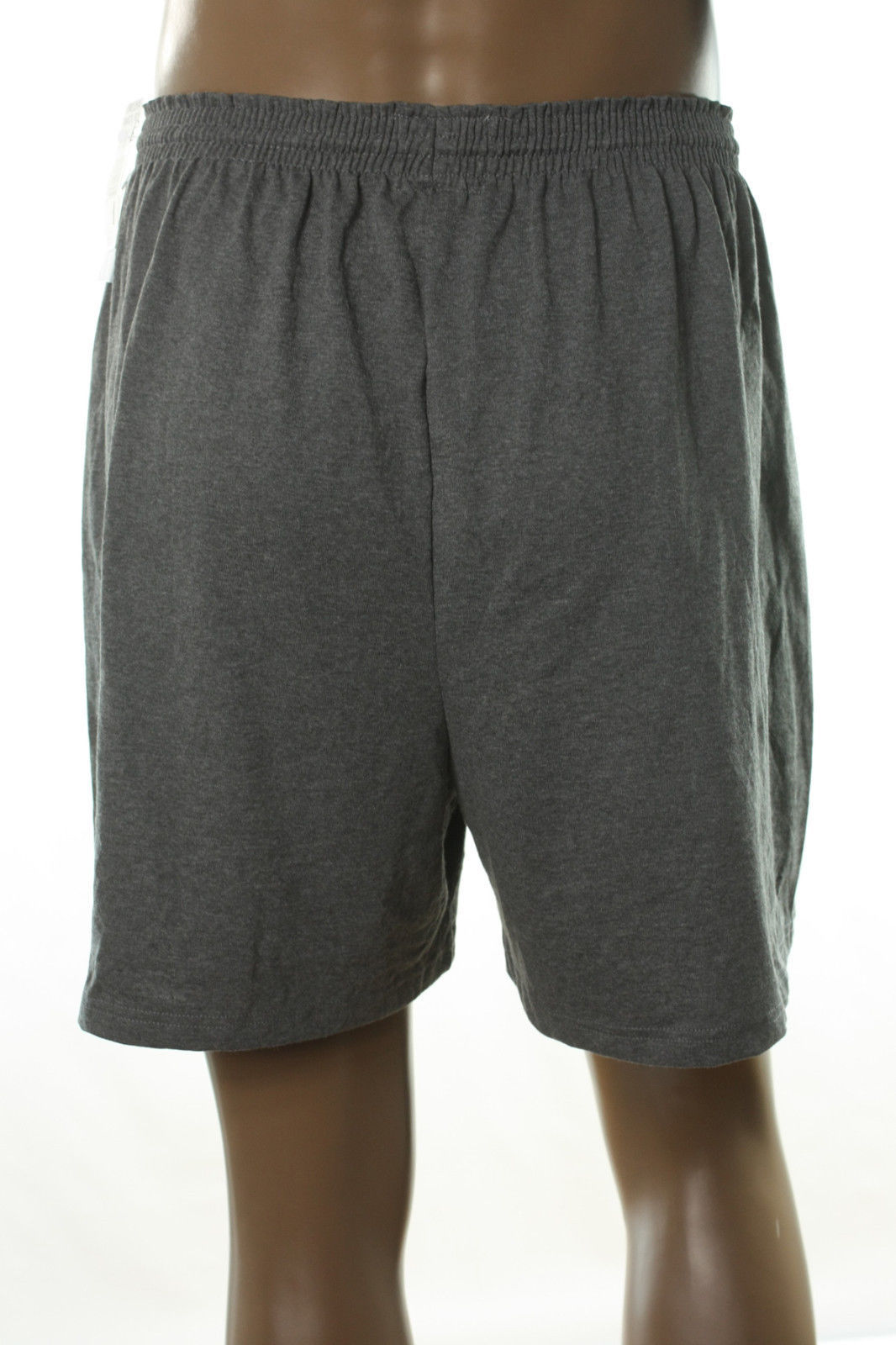 NEW CHAMPION AUTHENTIC DRAWSTRING GRAY COTTON JERSEY SHORTS S gallery