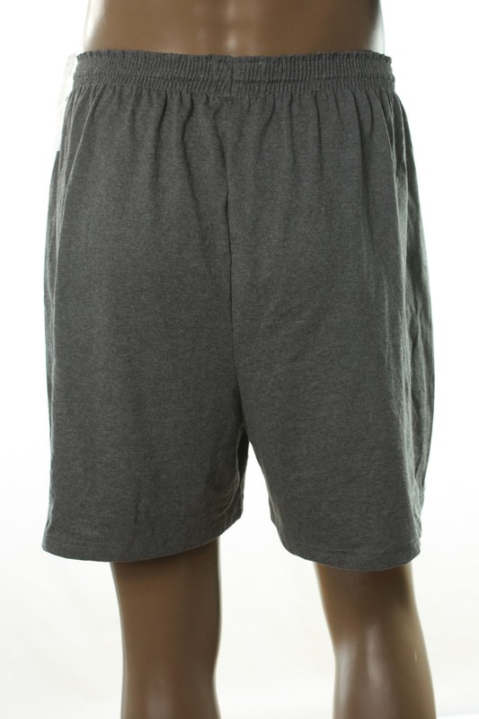 NEW CHAMPION AUTHENTIC DRAWSTRING GRAY COTTON JERSEY SHORTS S gallery