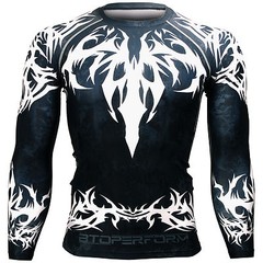 [FX-123] BTOPERFORM Compression Shirt Skin Tight Base layer Rash guard MMA Gym