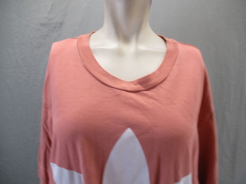 ADIDAS Size XL Mens Orange 100% Cotton Round Neck Short Sleeve Athletic Top 823 gallery