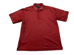 Nike Tiger Woods Collection Polo Shirt Brick Red Lightweight Golf Sport Men’s M