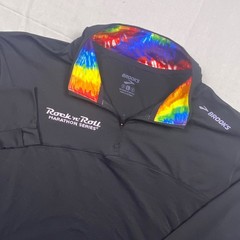 Brooks Rock N Roll Marathon Series 1/4 Zip Pullover Mens Large Running Jacket