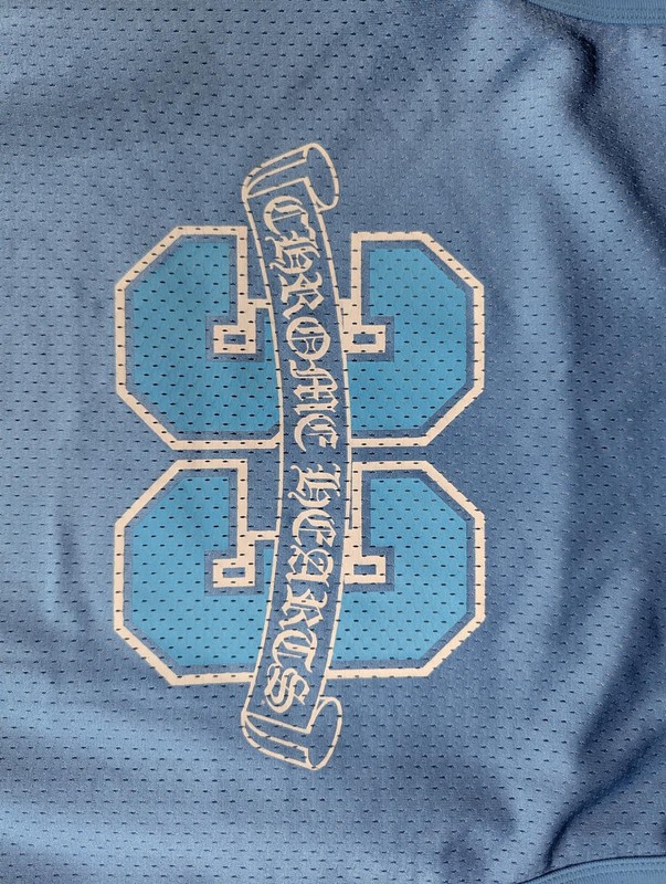 Chrome Hearts Chrome Hearts Reversible 33 Mesh Jersey - Blue gallery
