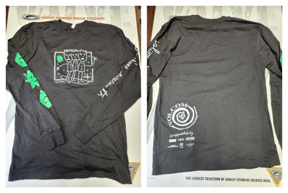 VOLCOM Snowboard 2024 Sofia LongSleeve Dealer Promo tee-shirt 2XLG New Old Stock