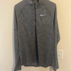 Nike Dri-Fit Element Mens Size M NEW w/Tag CD8273-021 Gray 1/2 Zip Running Shirt