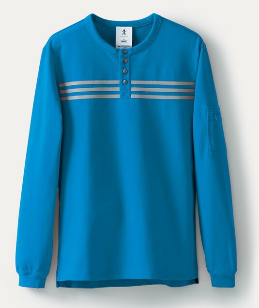Adidas Opening Ceremony 2012 Henley Pullover Pool Blue Size S