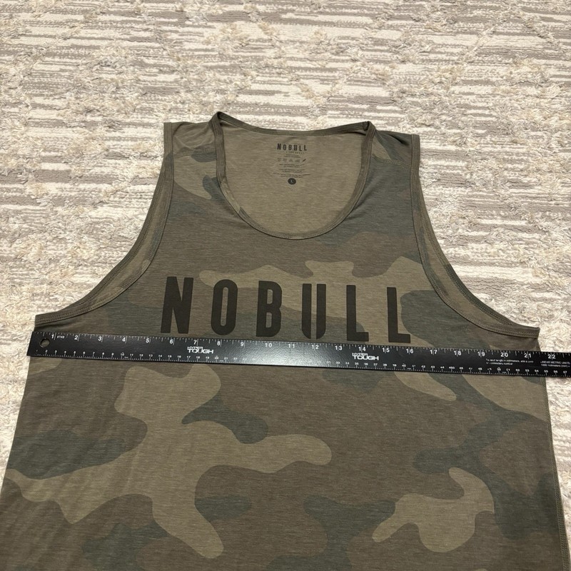 NOBULL Performance Tank Top Men’s Large Camo Light Soft Athletic Workout Gym gallery