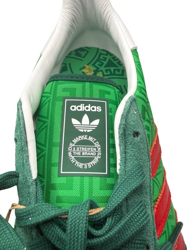 Adidas Gazelle Indoor Sneakers Green Red Size 11.5 US gallery