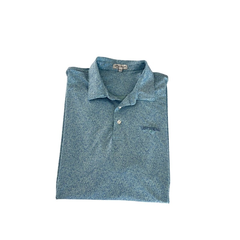 Peter Millar Summer Comfort Short Sleeve Morningside Golf Blue SZXL Performance gallery