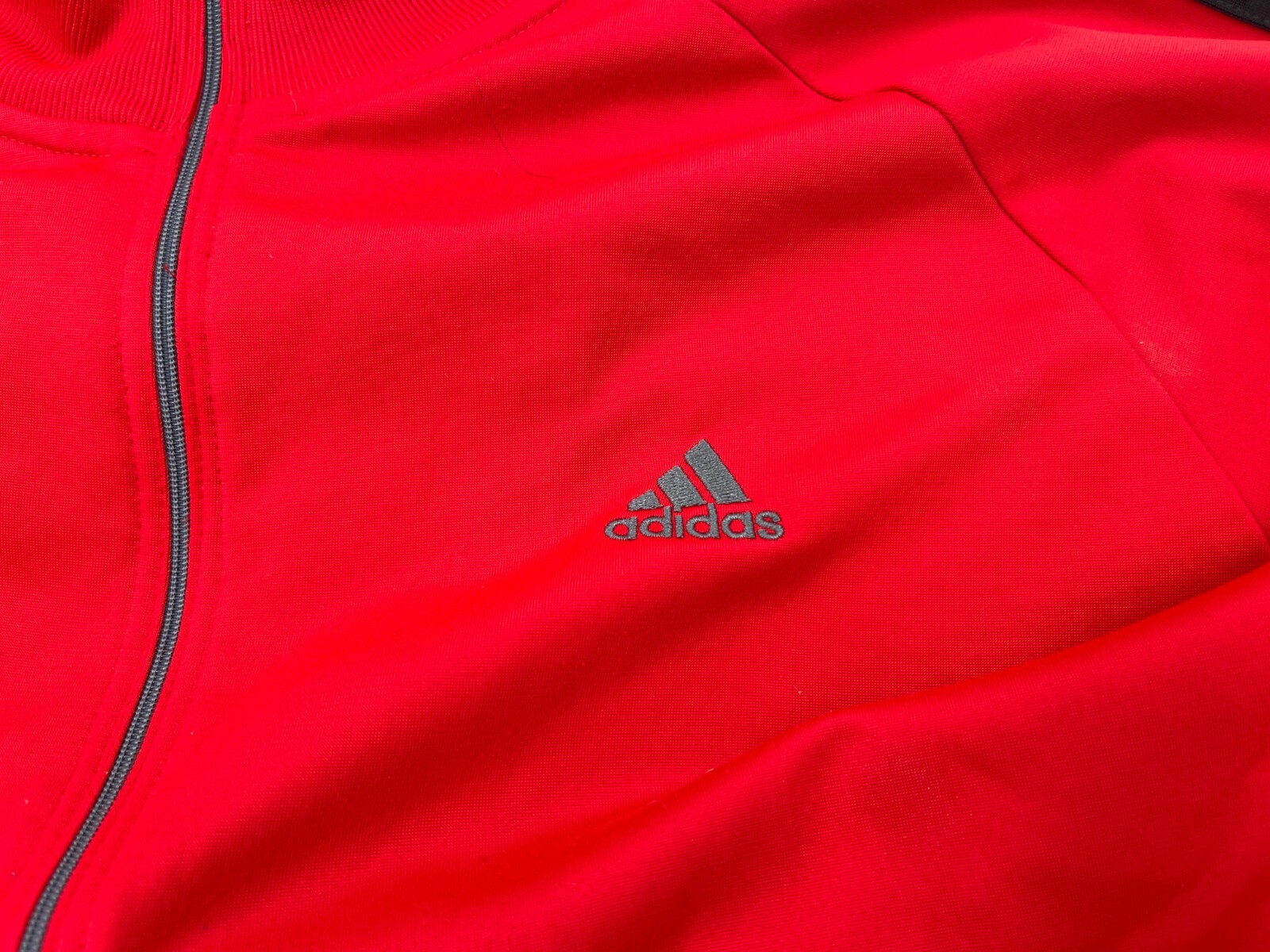 Adidas Climalite Red Sports Jacket Size L gallery