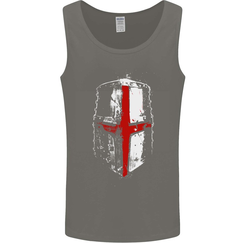 Helmet Gym England Flag St Georges Day Mens Vest Tank Top gallery