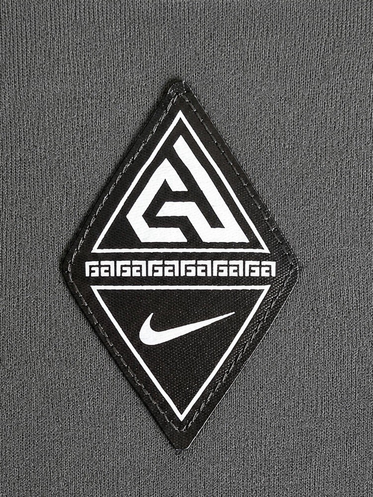 Nike Freak Oversized Logo T-Shirt Black Graphic Athletic Casual Tee Giannis XXL gallery