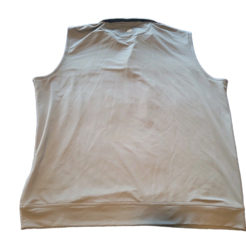 Peter Millar Pullover Mens 2XL Galway Quarter Zip Golf Vest Gray Performance XXL gallery