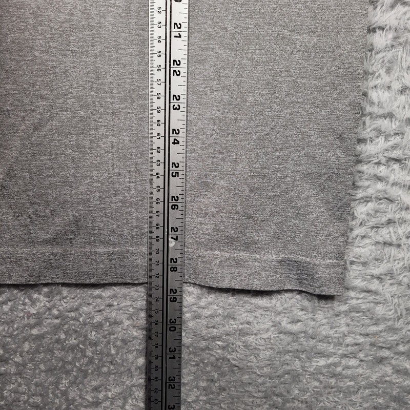 Fabletics Shirt Mens Medium Grey Heather Short Sleeve Gym Train Workout Run gallery