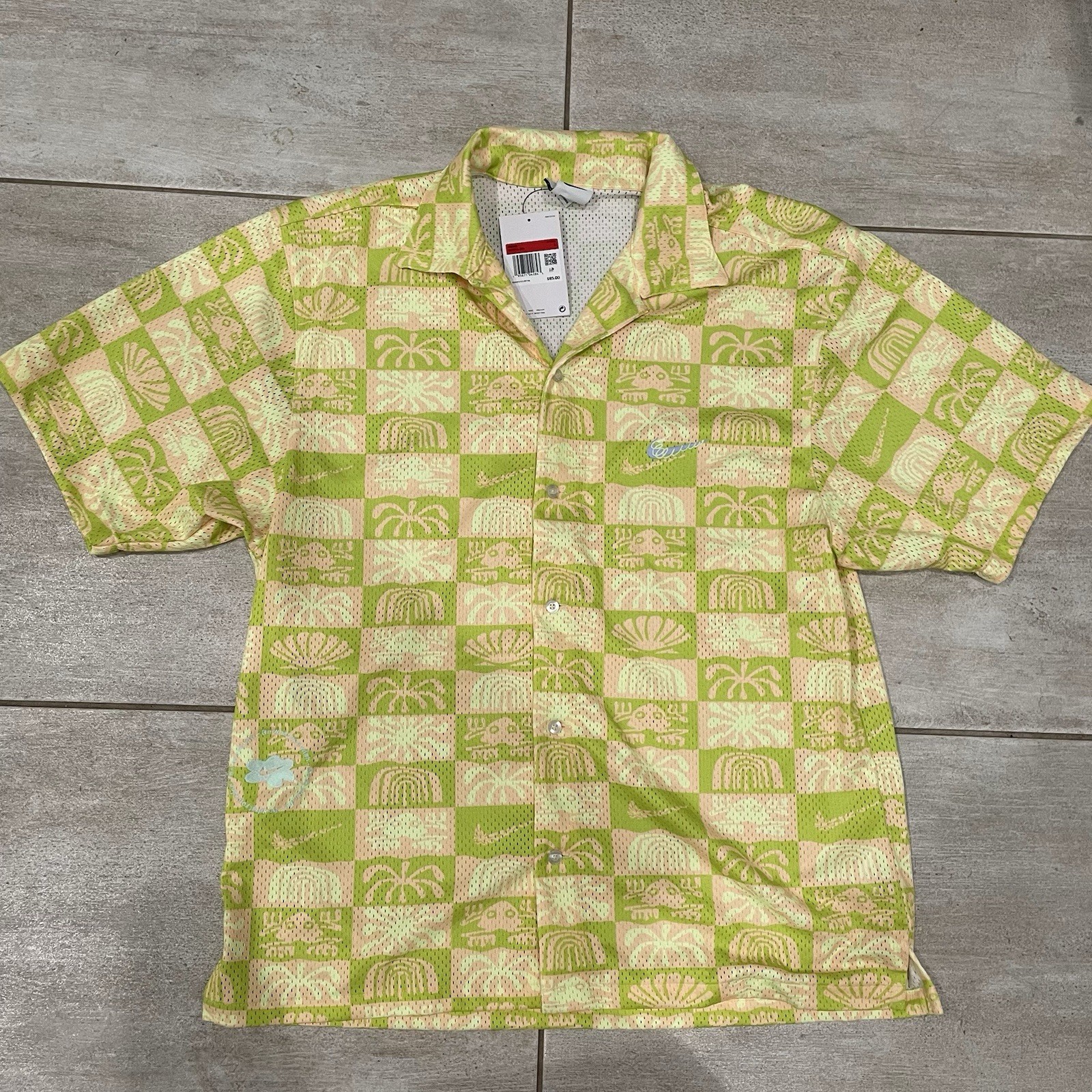 NEW NIKE DRI-FIT SPRING BUTTON-UP JERSEY (DV0041) SZ LARGE MENS! - 0377 gallery