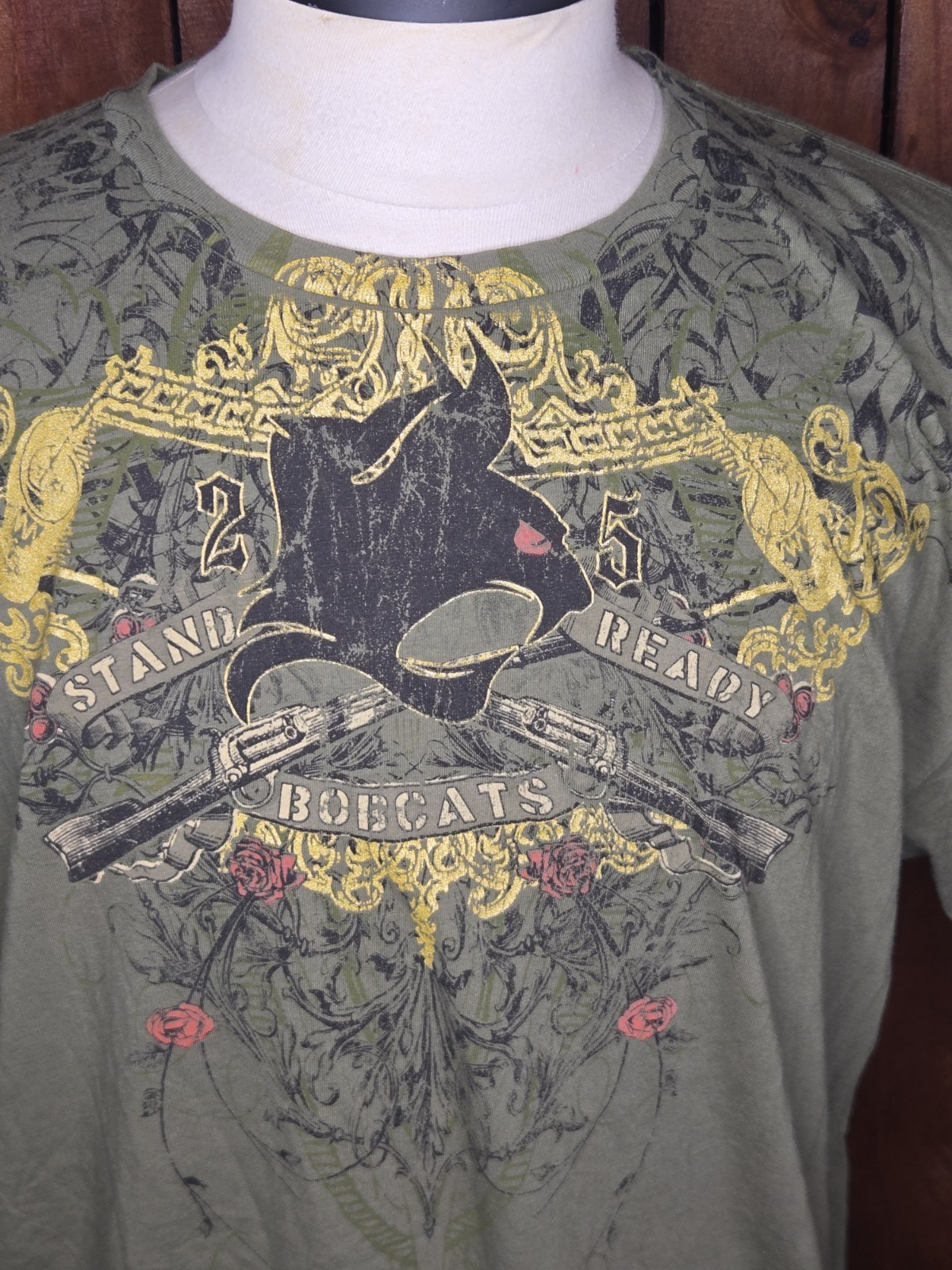 2nd battalion 5th Infantry Regiment Bobcats Military Shirt 2XL gallery