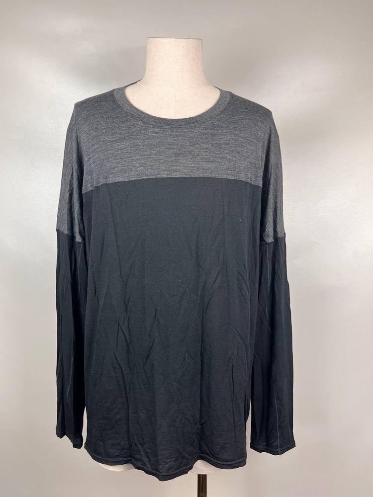 Icebreaker Merino Cool Lite Wool Base Layer Long Sleeve Top Shirt Size XL