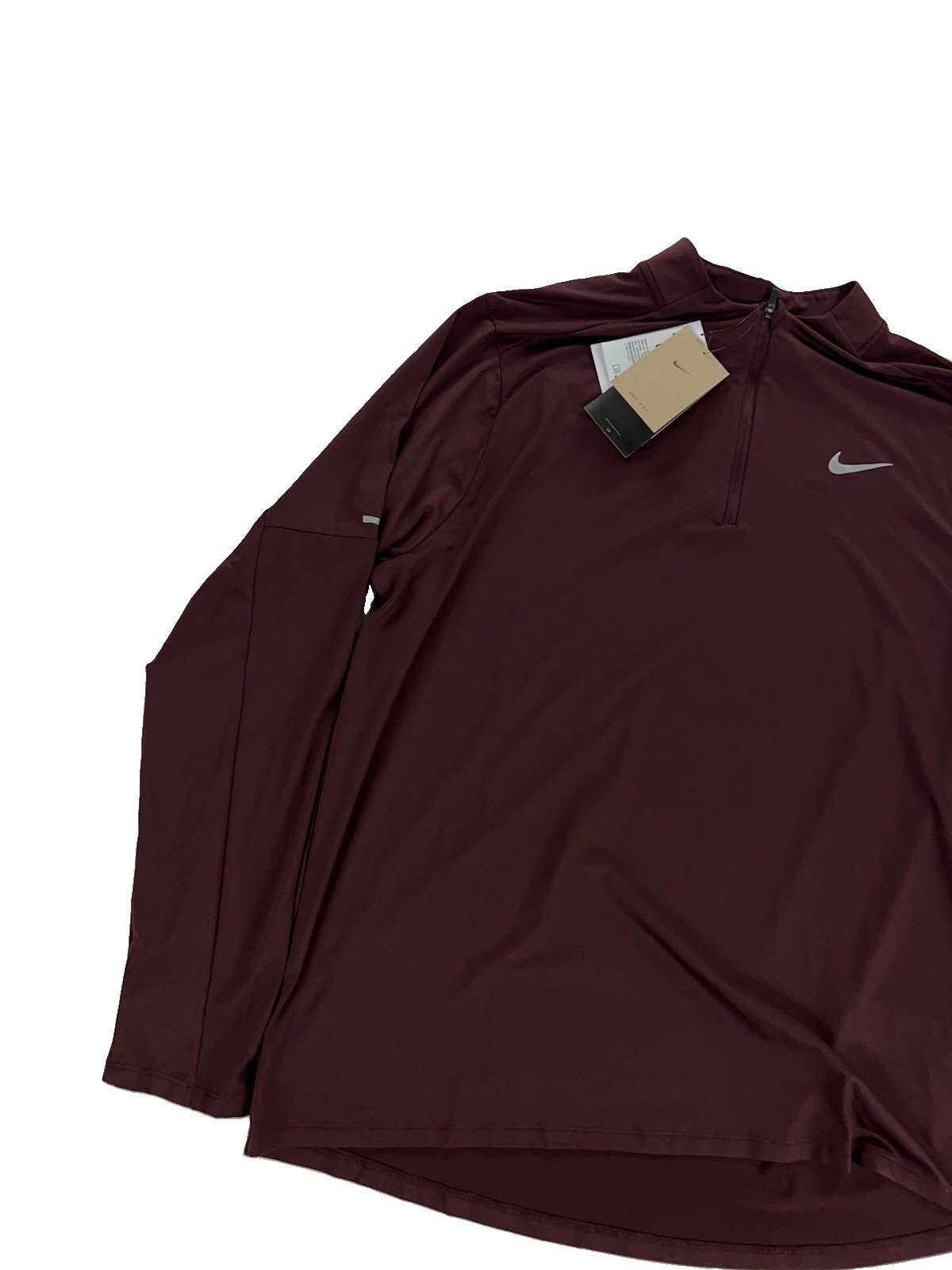 Nike Element Dri-FIT 1/2 Zip Running Pullover Top Burgundy Mens XL DD4756-652 gallery