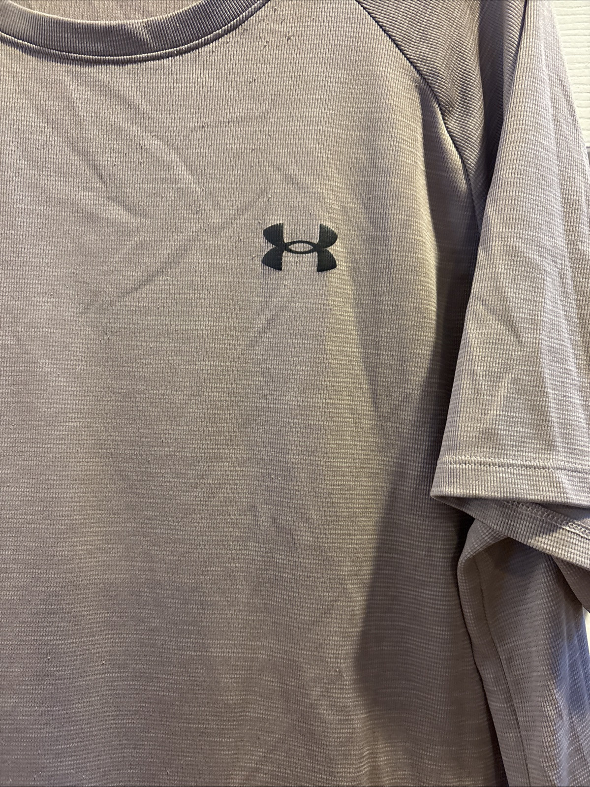 Under Armour Tech Tee Shirt Mens X Large Tan Short Sleeve Gym Run Performance gallery