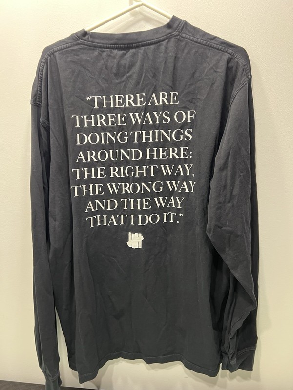 Undefeated UNDFTD 2019 Semi Anual Poker Night Long Sleeve Tshirt Employee Sz XXL gallery