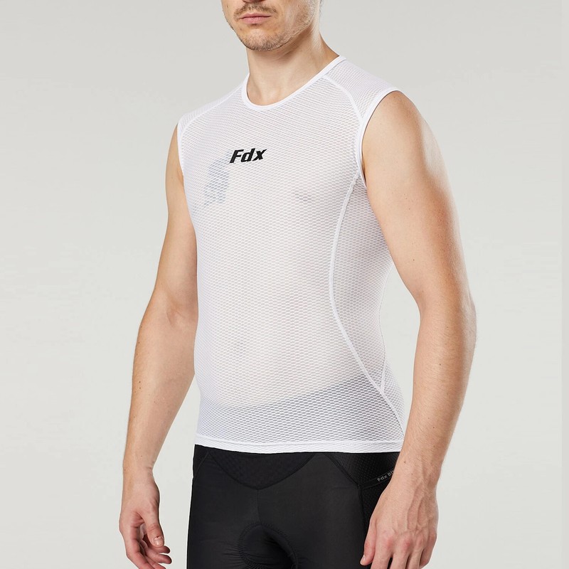 2PC Mens Sleeveless Cool Mesh Base Layer Lightweight Running fitness Cycling Top gallery