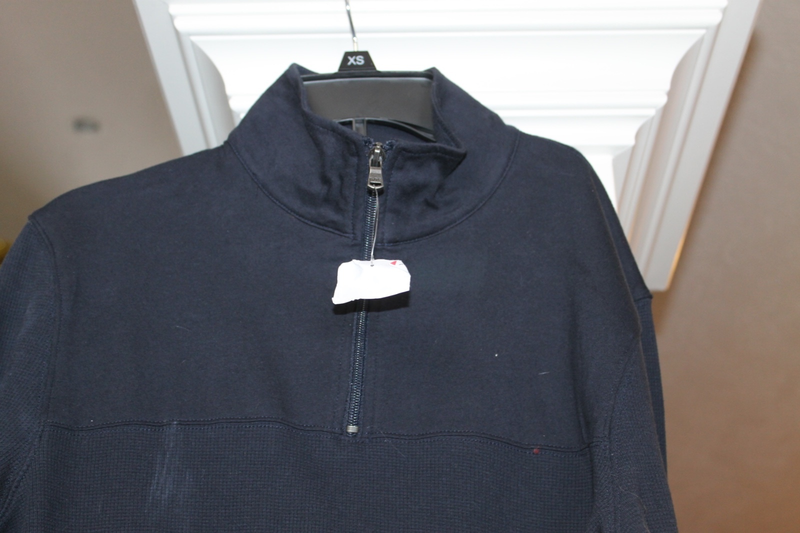 Michael Kors Navy Blue 1/2 Zip Knit Shirt Long Sleeve NEW M (runs S) $89 (b99) gallery