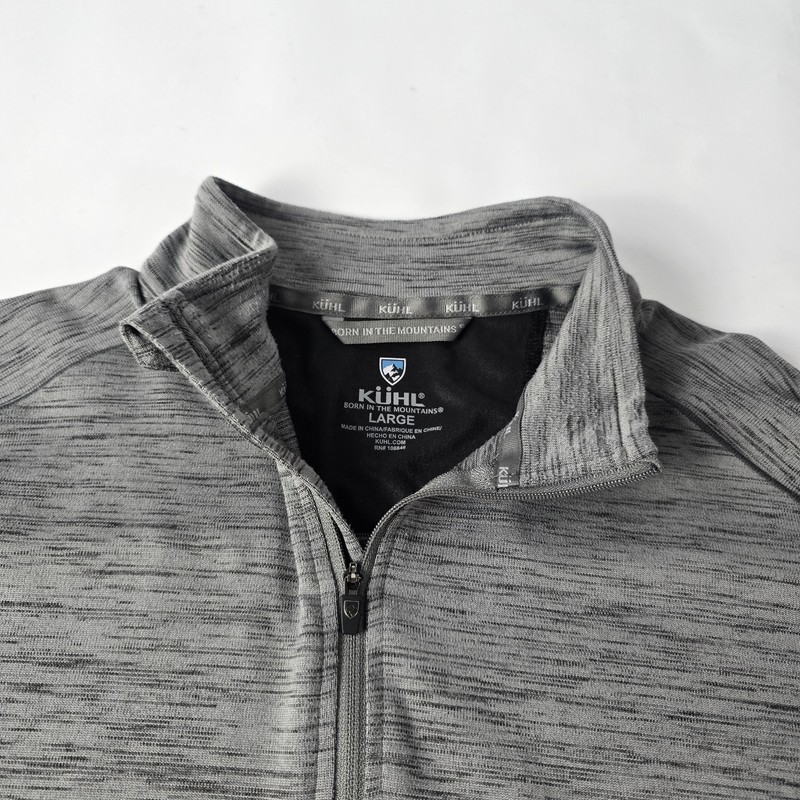 Kuhl Alloy Shirt Men Large Gray 1/4 Zip Outdoor Casual Hiking Baselayer Outdoors gallery