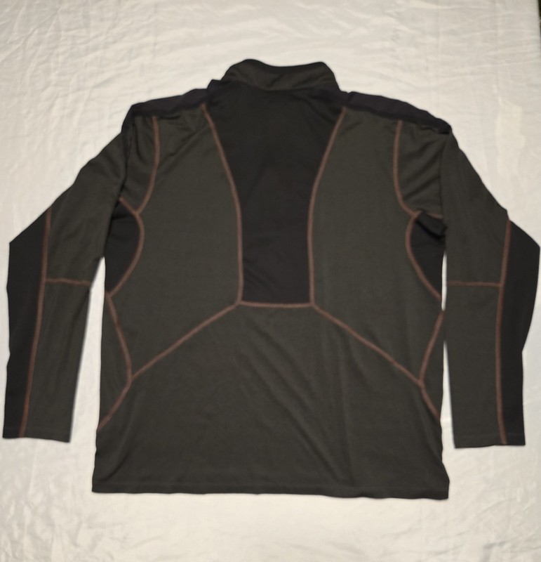 The North Face Flash Dry XD 1/4 Zip Pullover Mens XL Gray Long Sleeve Active gallery