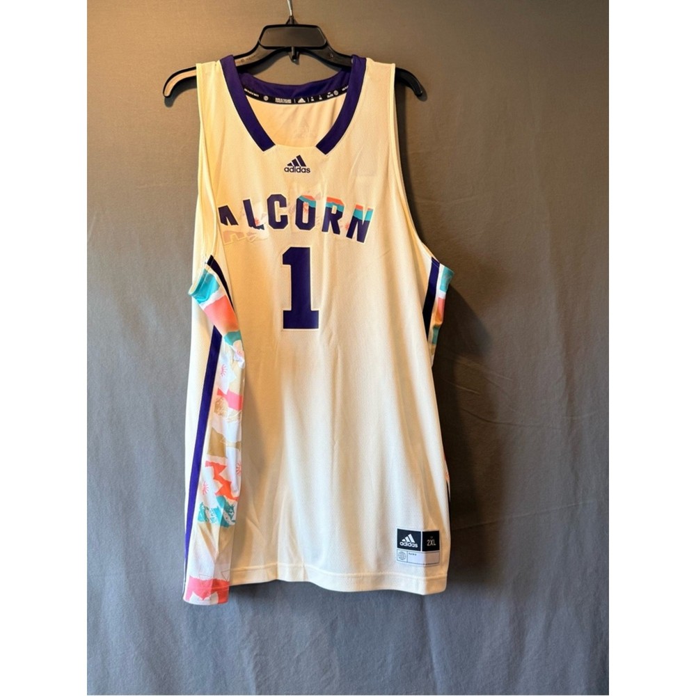 NWT adidas primegreen Alcorn State Black excellence Basketball Jersey L