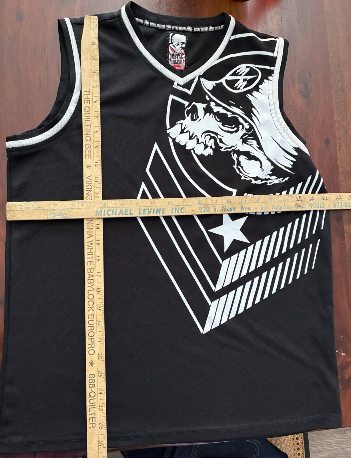 Metal Mulisha Tank Top Jersey No SZ Tag M? Black Graphic Skull Active Mens Y2K gallery
