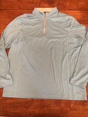 Southern Tide Pullover Mens XL Blue Tide To Trail 1/4 Zip Stretch Performance