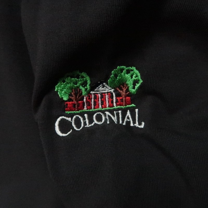 Travis Mathew Pullover Mens Large Black Quarter Zip Colonial Country Club Golf gallery