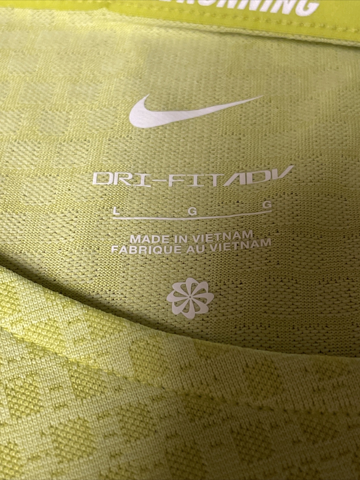 Nike Dri-FIT ADV Run Division Tech Knit Running Shirt Yellow DM4753-308 Sz Large gallery
