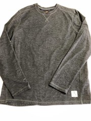 Rugged Elements Pullover Mens Small Gray Long Sleeve Fleece Crew Neck Top