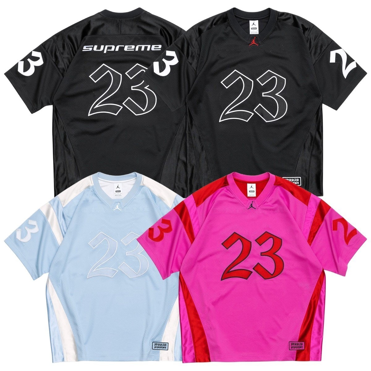 Supreme x Jordan Jersey Pink Black Light Blue 3colors 26SS gallery