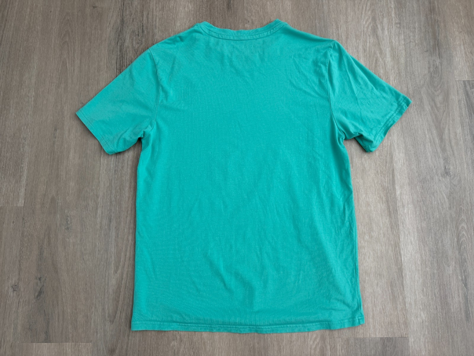 Municipal Men's Medium Enduro Stretch T-Shirt Teal Turquoise Crewneck Shirt gallery