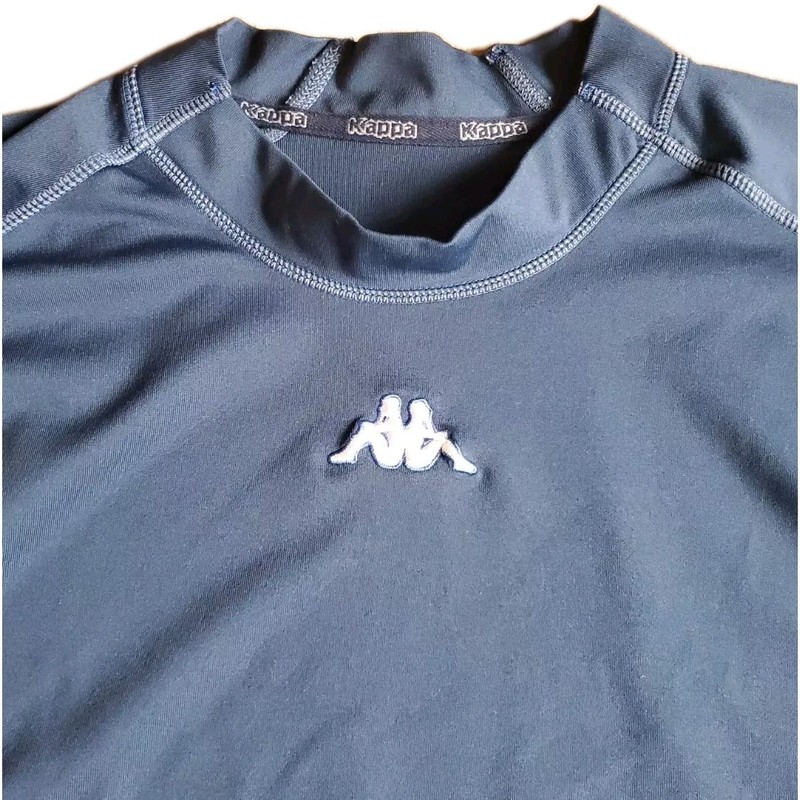 Kappa Shirt Mens Size M/L Blue Workout Performance Gym Stretch Training *READ* gallery