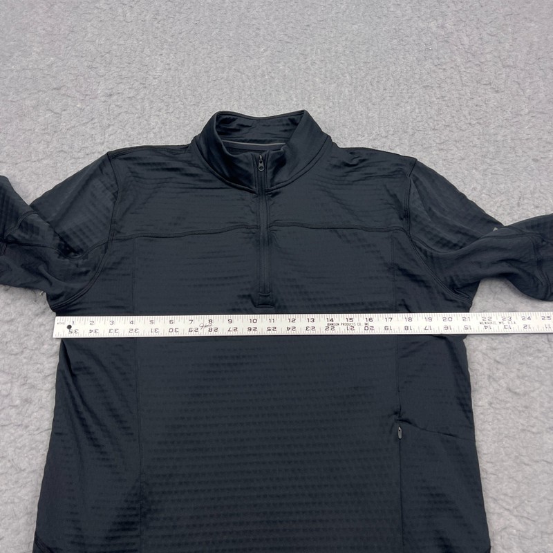Under Armour Spectra 1/4 Zip Pullover Men's XL Black Coldgear Thermal Base Layer gallery