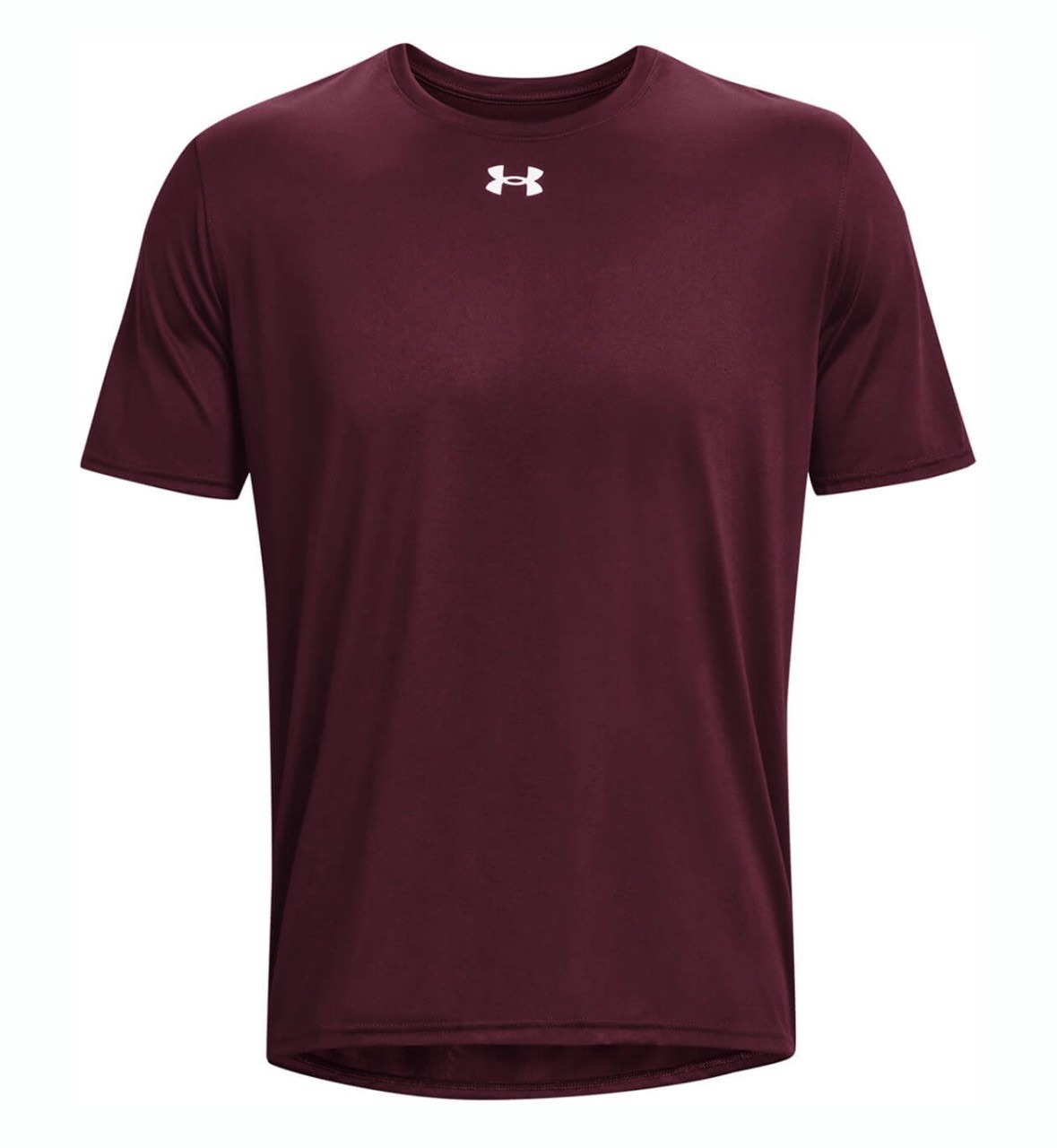 UNDER ARMOUR Tech T-Shirt - S/S - Size Large - Maroon - Loose Fit HeatGear - NWT gallery