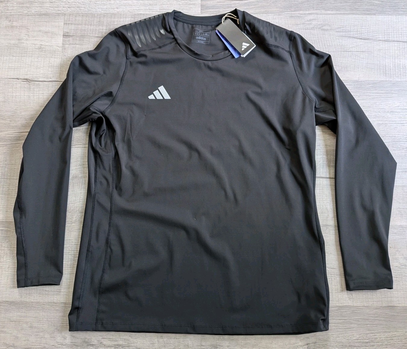 Adidas Men's Techfit Control x RHEON Long Sleeve Shirt Black 2XL NWT Compression gallery