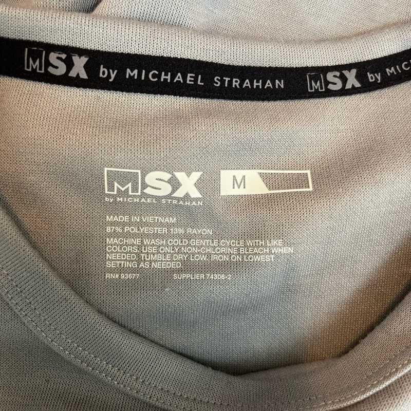 MSX by Michael Strahan Long Sleeve Size M Men’s Gray Long Sleeve Athletic Shirt gallery