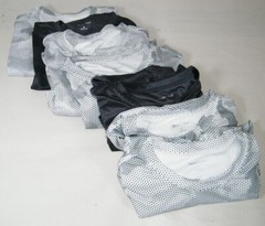 (7) SPORT-TEK CAMOHEX MEN’S T-SHIRTS ST370 CREW NECK WHITE / GRAY & GRAY / BLACK