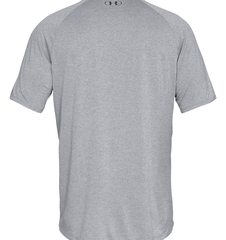 Under Armour Men's UA Tec 2.0 Gray Short Sleeve, Size Extra Large gallery
