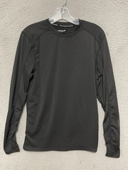 Terramar Climasense 2.0 Base Layer Top Men’s Small Black Crew Neck Long Sleeve