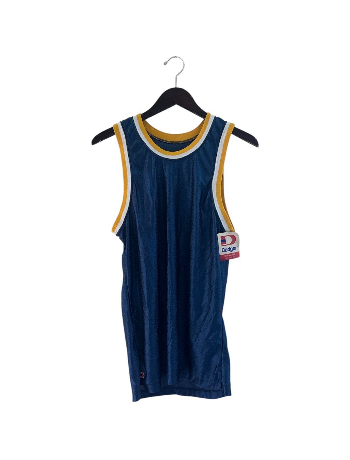 vintage dodger dazzle basketball jersey mens size small NOS NWT 90s USA made gallery
