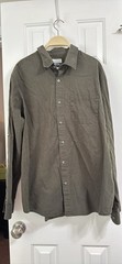 Magellan Outdoors Fish Gear Shirt Mens Large Gray Long Sleeve Fishing Tech