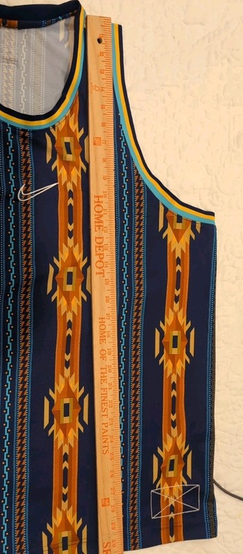 Nike Dri-Fit Hoopxfly Aztec Basketball Jersey Men's 2XL Multicolor Southwestern gallery