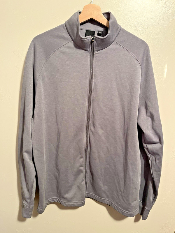 Dunning Stein Full Zip Fleece Golf Jacket Gray XL Embroidered Long Sleeve gallery