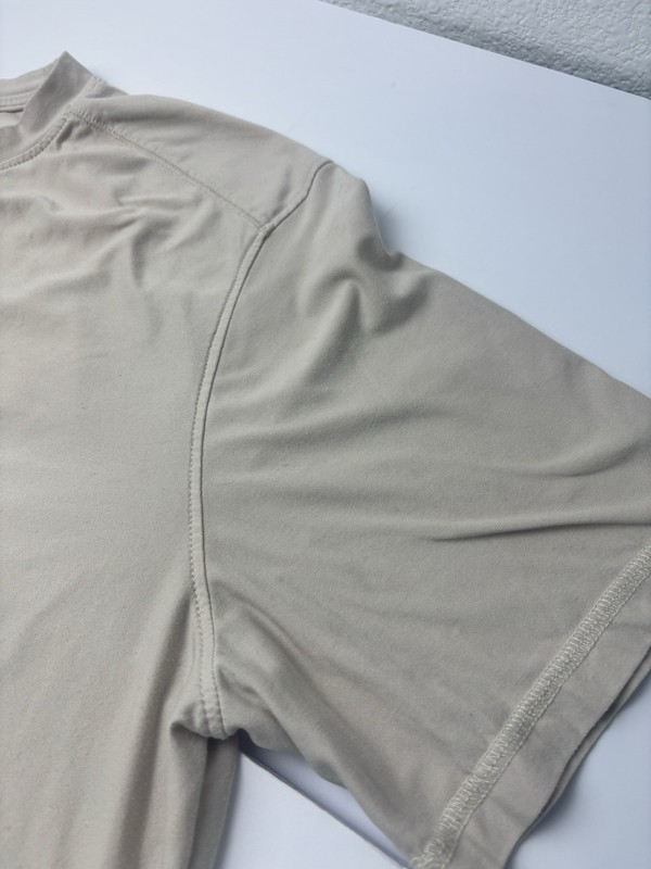 Tan LGENDS Short Sleeve Athletic Tee Men’s L Khaki 4% Spandex gallery