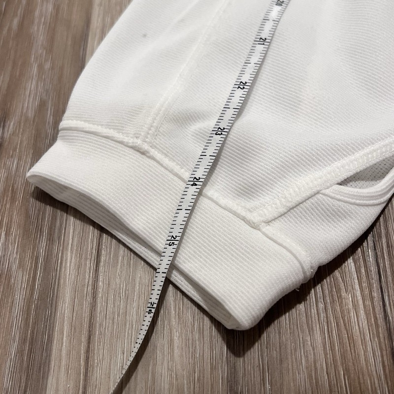 Alpine Design DRI-LOGIC Pullover White 1/4 Zip Long Sleeve Men's L Thumb Holes gallery